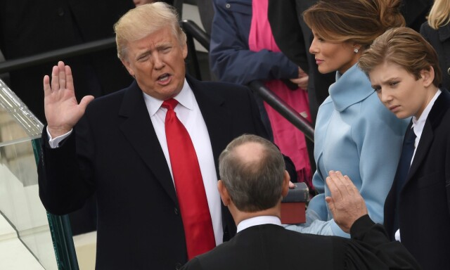 Minutter etter innsettelsen varslet Trump om Nord-Korea-plan